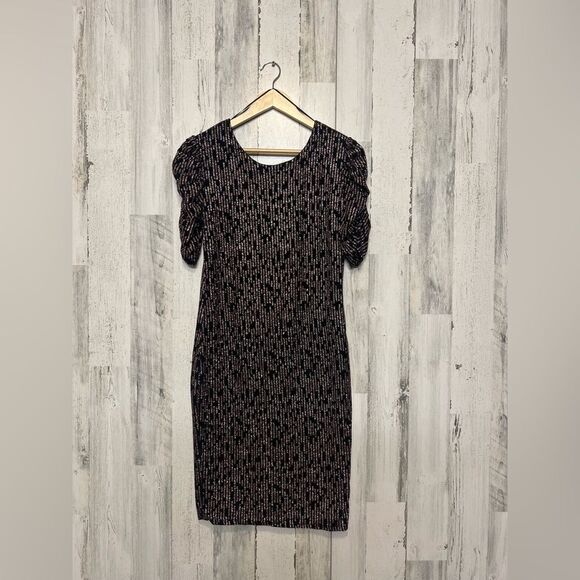 Quiz black and purple formal dress - Picture 1 of 11
